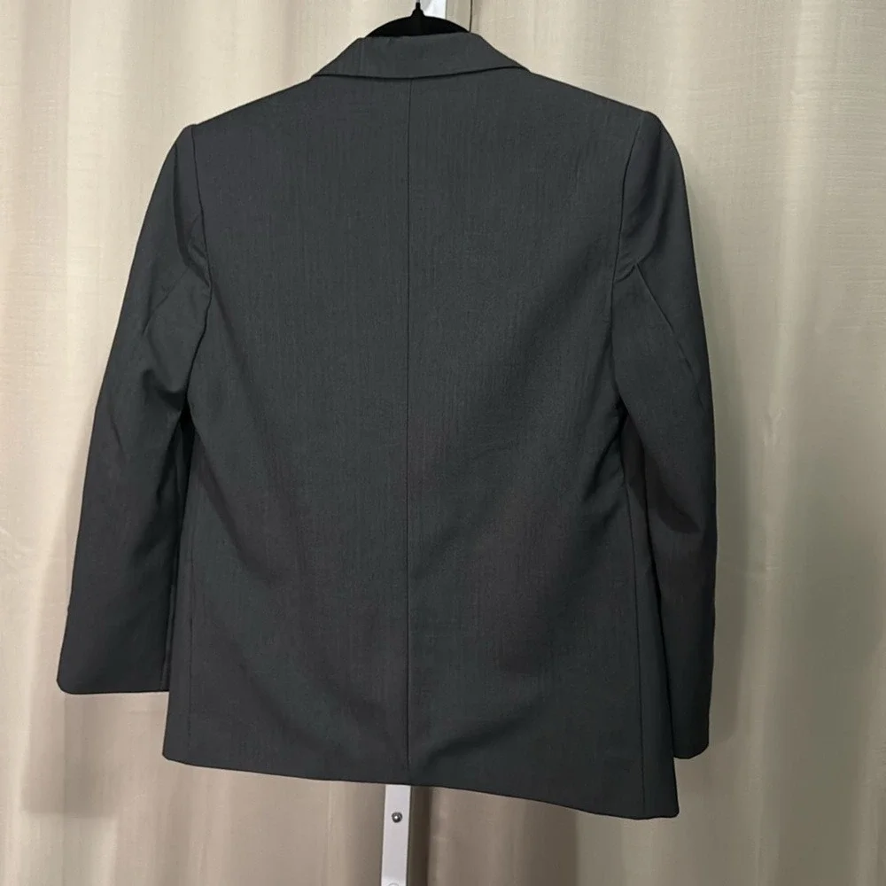 IZOD Charcoal Gray Blazer Jacket‎ Boys Size 12 Reg Two Button